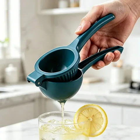 Ergonomic Die-Cast Lemon Press