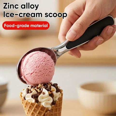 Zinc Alloy Scoop with Pink Handle